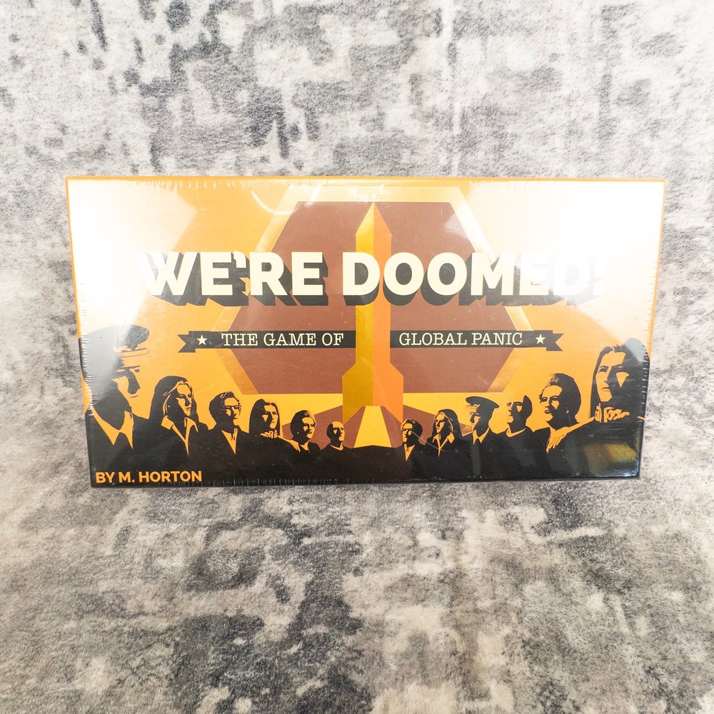 We're Doomed! The Game of Global Panic Board Game New Sealed Breaking Games